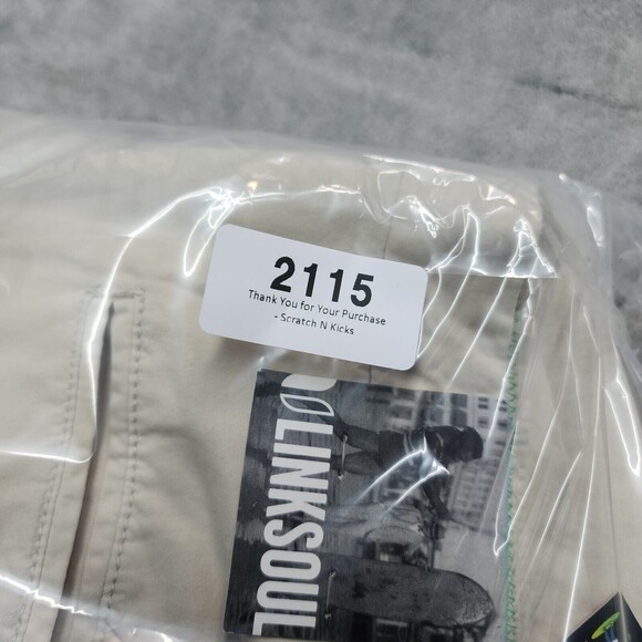 NWT Linksoul Golf Pants Men Khaki Performance Stretch Chino Lightweight Size 40 - Picture 12 of 12